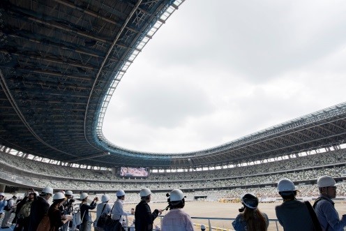 新国立竞技场的照片