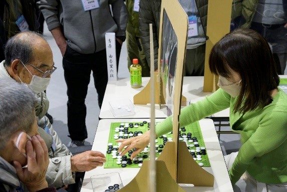 照片:1月24日 围棋的情景