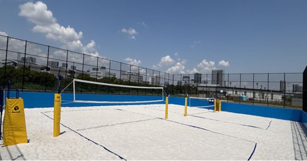 有明親水海浜公園ビーチバレー施設の写真
