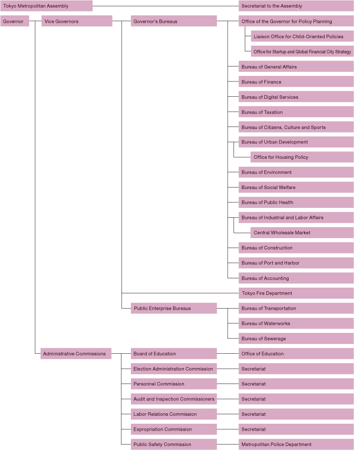 Organization of the TMG (as of April 1, 2024)