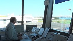 Photo of ground-to-air communication room