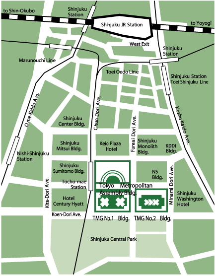 map:around TMG Buildings