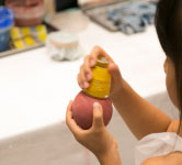 Photograph of a mud ball