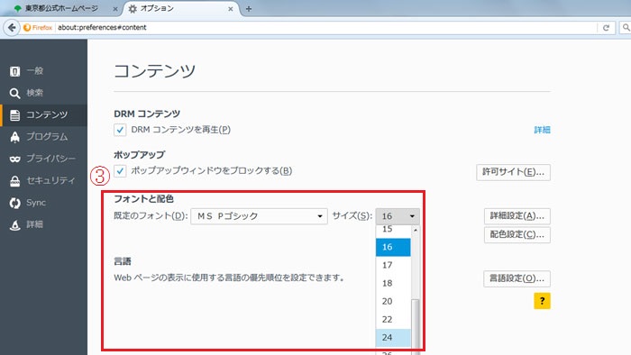 Firefoxの場合の図解2