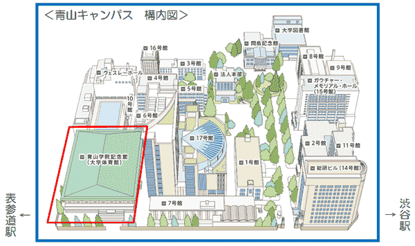 会場内の地図