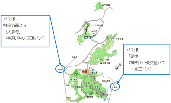 園内の地図