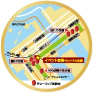 会場への地図