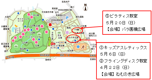 園内の会場案内地図3