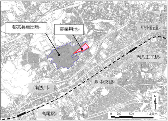 用地の案内図