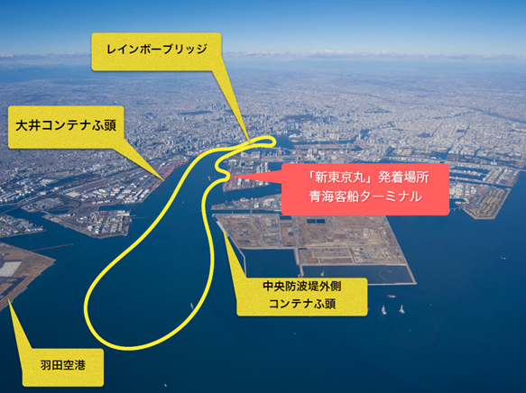 見学コースの地図