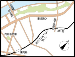 公園までの地図