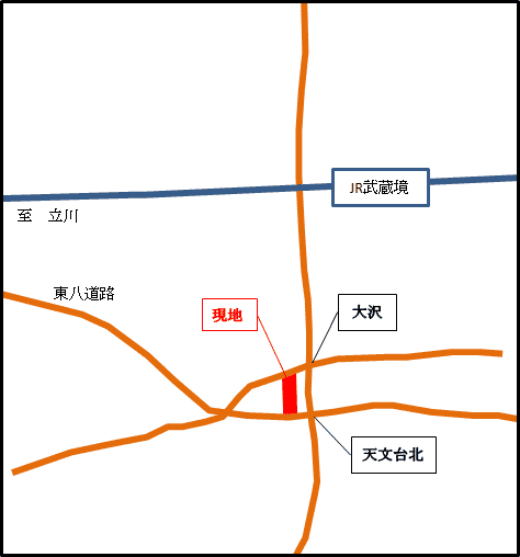 会場への地図