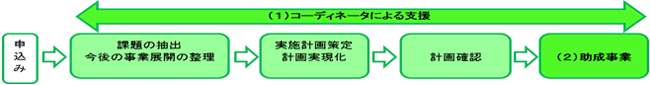 事業の流れの概要図1