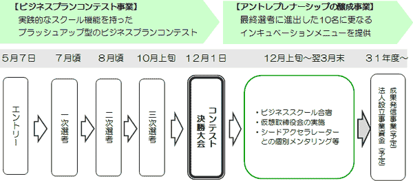 事業の流れの概要図