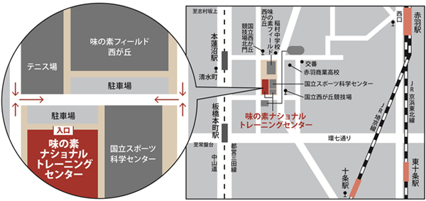 会場までの地図