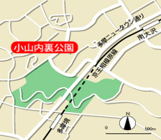 公園への地図