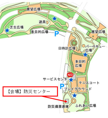 園内の地図