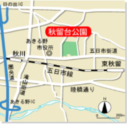 公園への地図