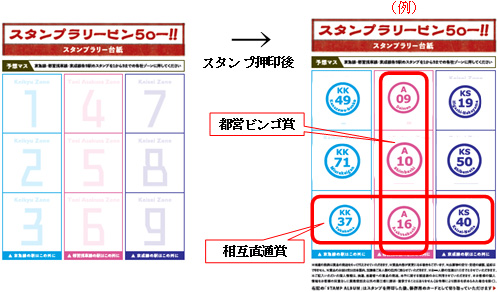 ビンゴカードの画像