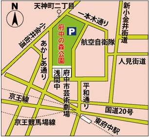 公園への地図