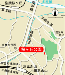 公園への地図