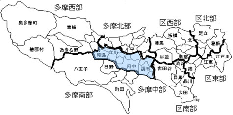 地域区分図