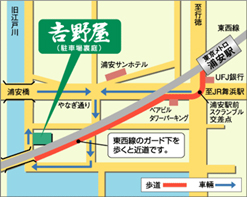 集合場所の地図