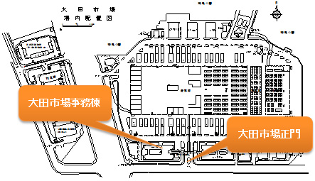 集合場所の地図