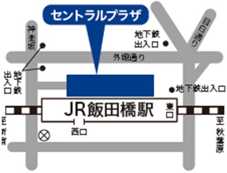 会場への地図