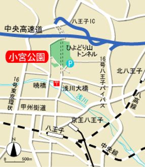 公園への地図