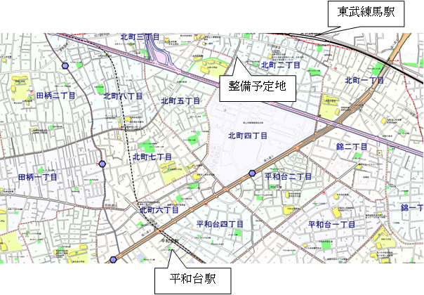 整備予定地の地図2