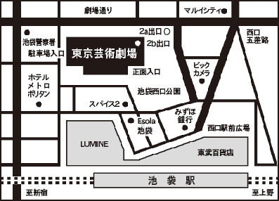 会場への地図