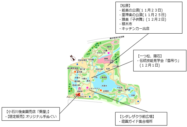 園内の地図