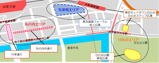 会場の地図