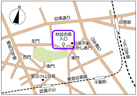 公園への地図