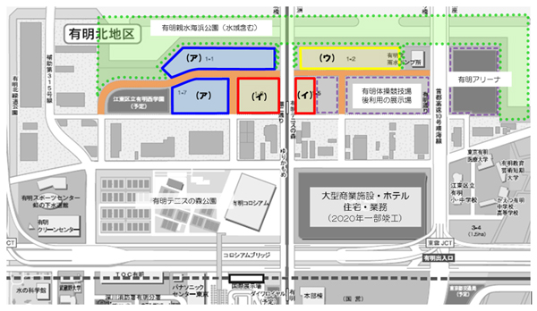 対象エリアの地図