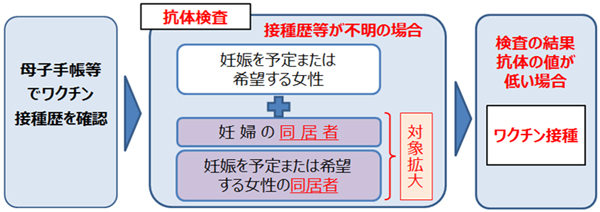 予防接種の流れの概要図