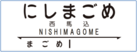 駅名標のイメージ画像