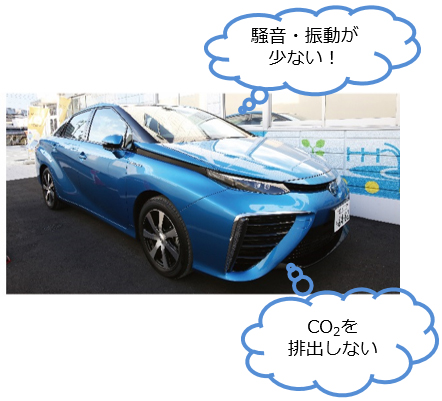 燃料電池自動車の写真