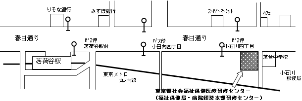 会場への地図