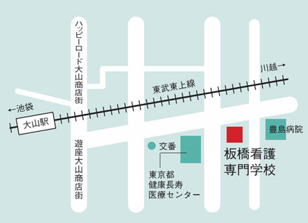 学校への地図