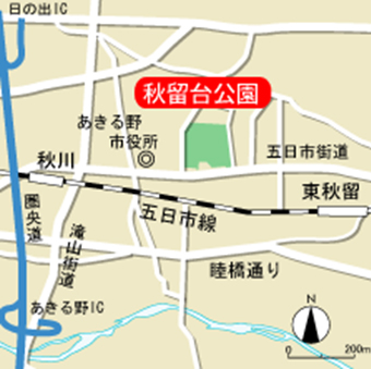 公園への地図