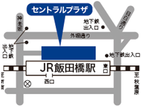 会場への地図