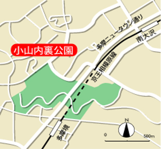 公園への地図