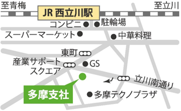 会場への地図2