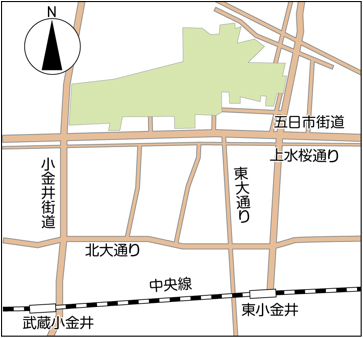 公園への地図