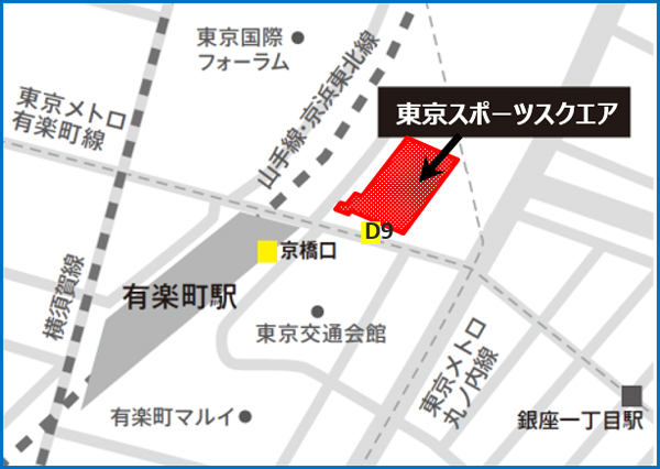 会場への地図