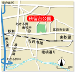 公園への地図