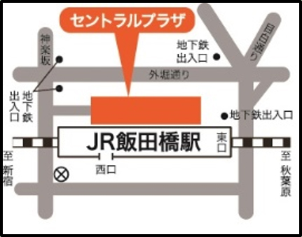 実施場所への地図