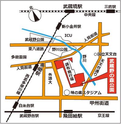 公園への地図